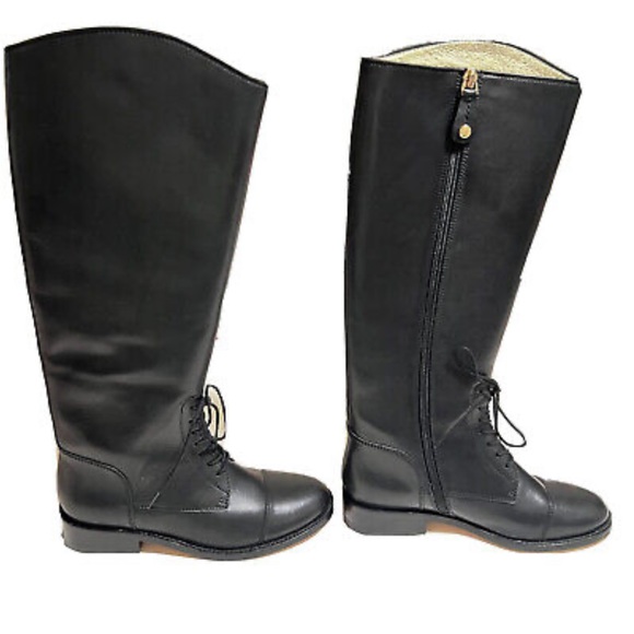 Black Leather Riding Boots Juicy Couture Women’s Size 9
Equestrian Lace Up Tall - Picture 4 of 16